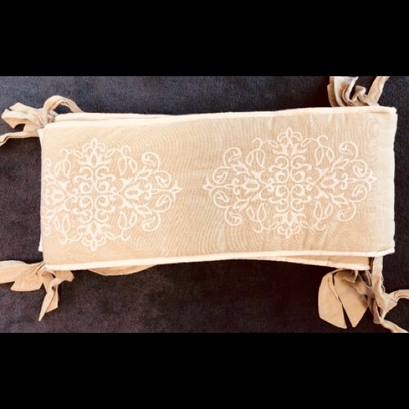 Restoration Hardware Crib Bumper Linen Cotton - Picture 4 of 4